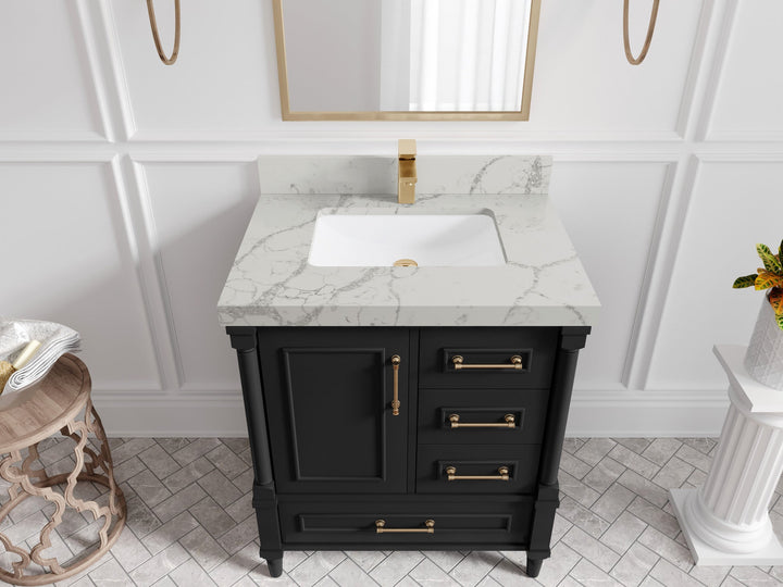 Aberdeen 30 in. W x 22 in. D Single Sink Bathroom Vanity - photo 39