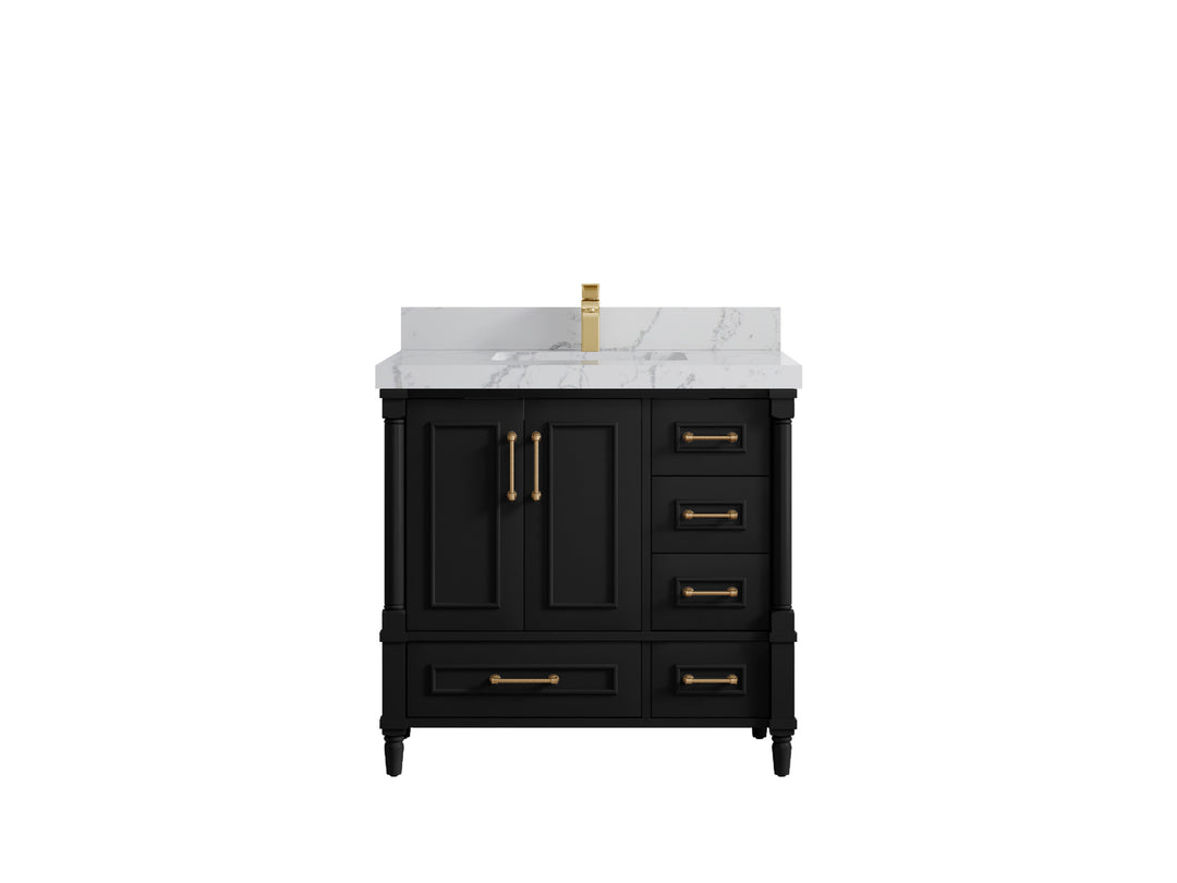 Aberdeen 36 in. W x 22 in. D Center Sink Bathroom Vanity