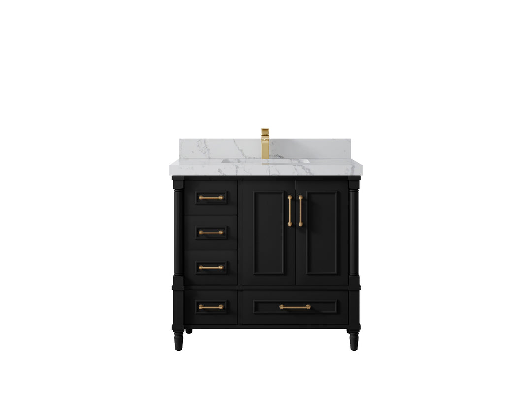 Aberdeen 36 in. W x 22 in. D Center Sink Bathroom vanity