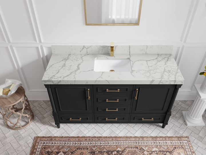 Aberdeen 60 in. W x 22 in. D Single Sink Bathroom Vanity - photo 40