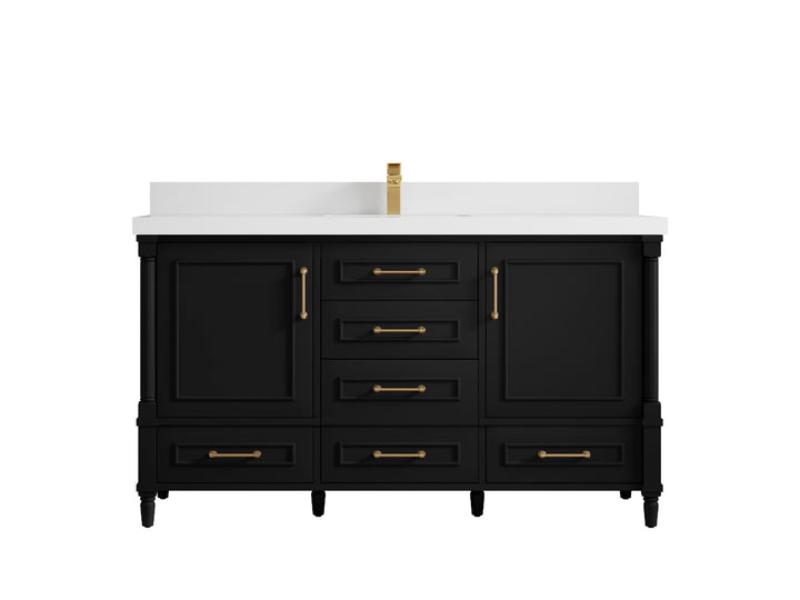 Aberdeen 60 in. W x 22 in. D Single Sink Bathroom Vanity - photo 43