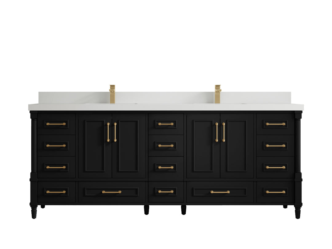 Aberdeen 84 in. W x 22 in. D Double Sink Bathroom Vanity