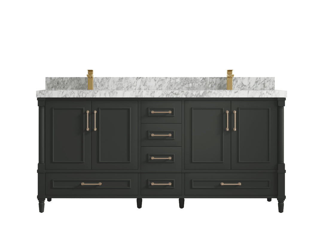 Aberdeen 72 in. W x 22 in. D Double Sink Bathroom Vanity