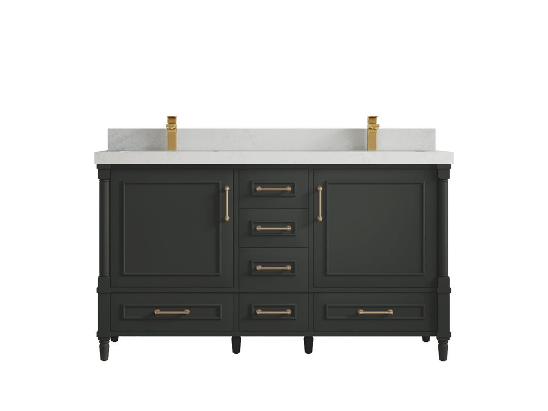 Aberdeen 60 in. W x 22 in. D Double Sink Bathroom Vanity