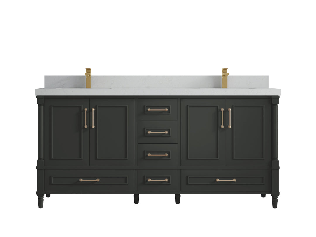 Aberdeen 72 in. W x 22 in. D Double Sink Bathroom Vanity