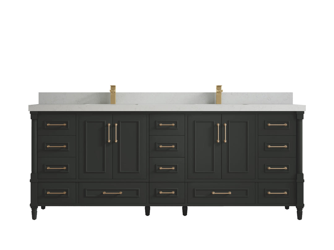 Aberdeen 84 in. W x 22 in. D Double Sink Bathroom Vanity