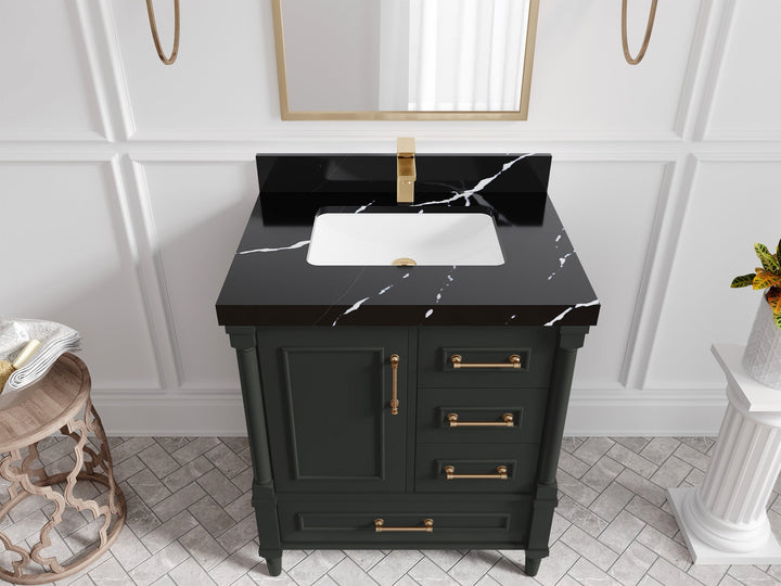 Aberdeen 30 in. W x 22 in. D Single Sink Bathroom Vanity - photo 7