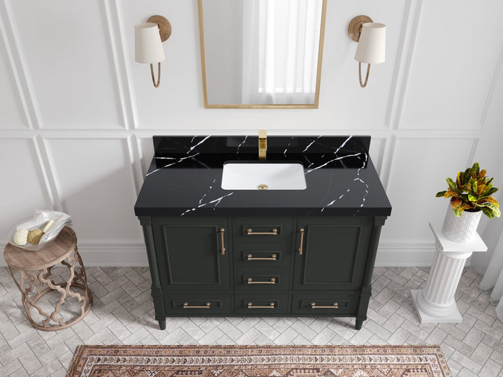 Aberdeen 48 in. W x 22 in. D Single Sink Bathroom Vanity - photo 8