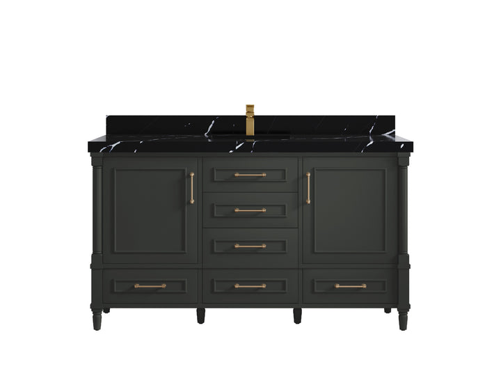 Aberdeen 60 in. W x 22 in. D Single Sink Bathroom Vanity - photo 9