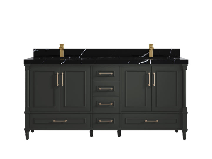 Aberdeen 72 in. W x 22 in. D Double Sink Bathroom Vanity - photo 9