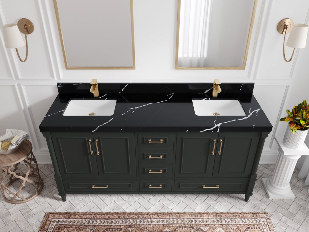 Aberdeen 72 in. W x 22 in. D Double Sink Bathroom Vanity