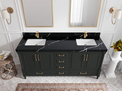 Aberdeen 72 in. W x 22 in. D Double Sink Bathroom Vanity - photo 8