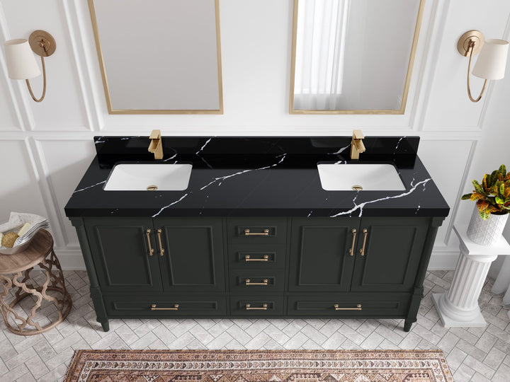 Aberdeen 72 in. W x 22 in. D Double Sink Bathroom Vanity - photo 8