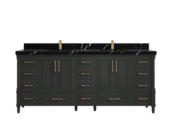 Aberdeen 80 in. W x 22 in. D Double Sink Bathroom Vanity - photo 9