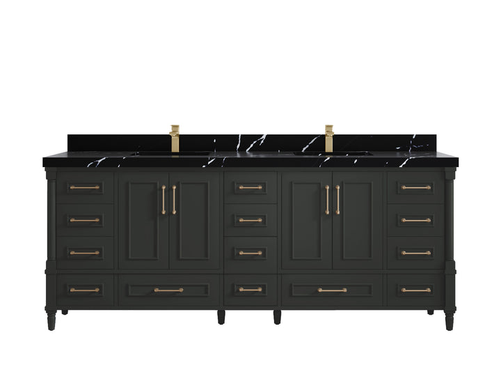 Aberdeen 84 in. W x 22 in. D Double Sink Bathroom Vanity - photo 9