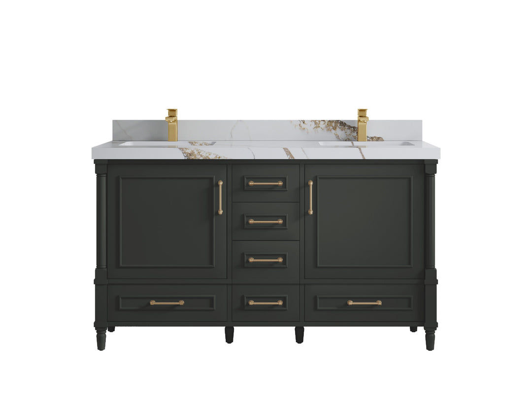 Aberdeen 60 in. W x 22 in. D Double Sink Bathroom Vanity