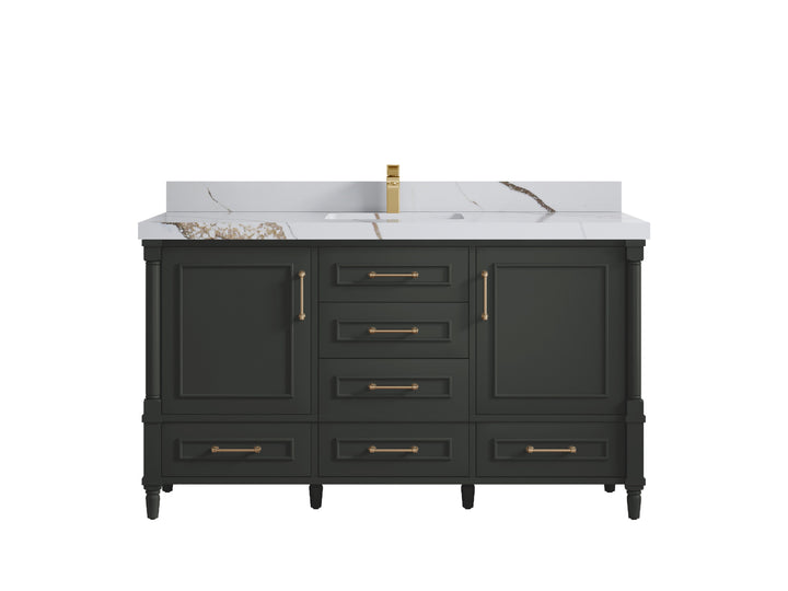 Aberdeen 60 in. W x 22 in. D Single Sink Bathroom Vanity - photo 11