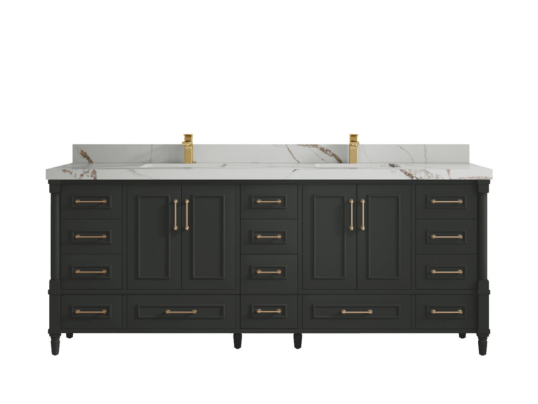 Aberdeen 84 in. W x 22 in. D Double Sink Bathroom Vanity