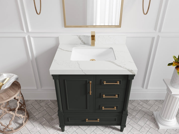 Aberdeen 30 in. W x 22 in. D Single Sink Bathroom Vanity - photo 11