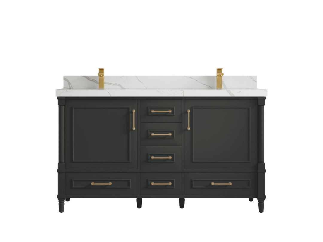 Aberdeen 60 in. W x 22 in. D Double Sink Bathroom Vanity
