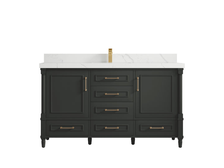 Aberdeen 60 in. W x 22 in. D Single Sink Bathroom Vanity - photo 13