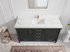 Aberdeen 60 in. W x 22 in. D Single Sink Bathroom Vanity - photo 12
