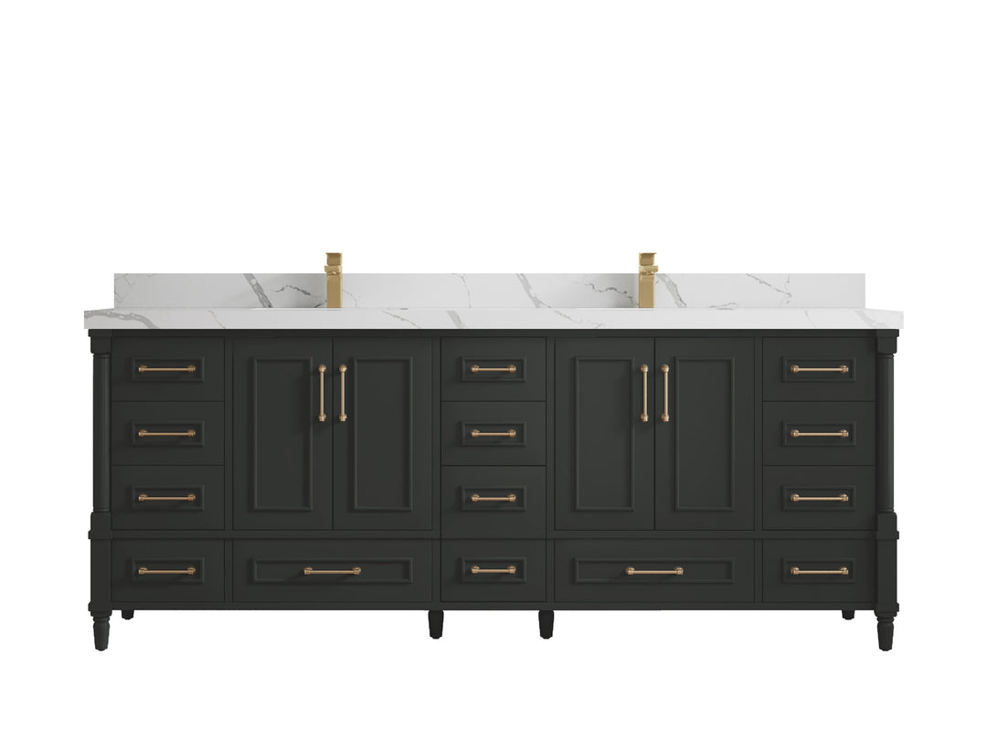 Aberdeen 84 in. W x 22 in. D Double Sink Bathroom Vanity