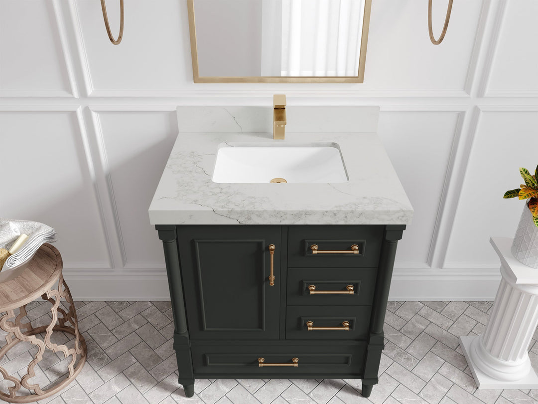 Aberdeen 30 in. W x 22 in. D Single Sink Bathroom Vanity