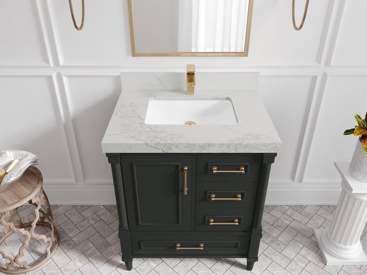Aberdeen 30 in. W x 22 in. D Single Sink Bathroom Vanity - photo 13