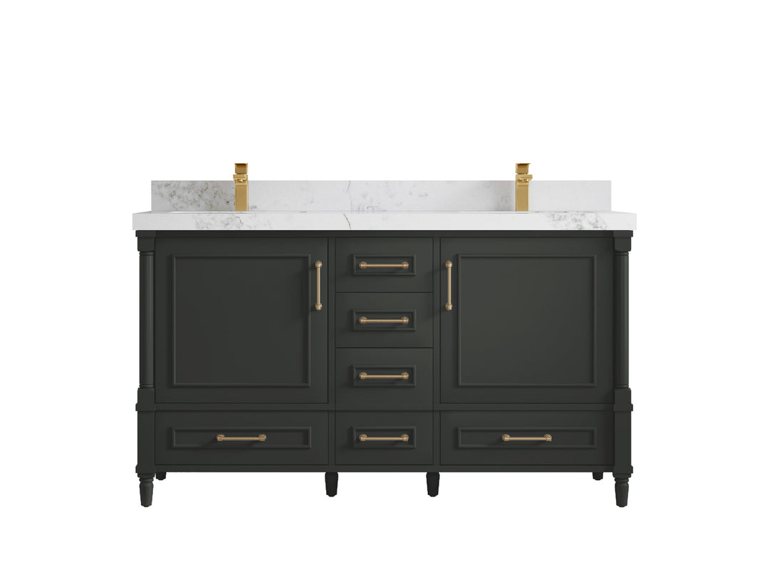 Aberdeen 60 in. W x 22 in. D Double Sink Bathroom Vanity
