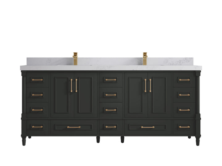 Aberdeen 80 in. W x 22 in. D Double Sink Bathroom Vanity - photo 15