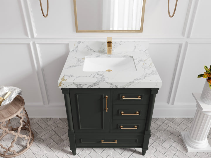 Aberdeen 30 in. W x 22 in. D Single Sink Bathroom Vanity - photo 43