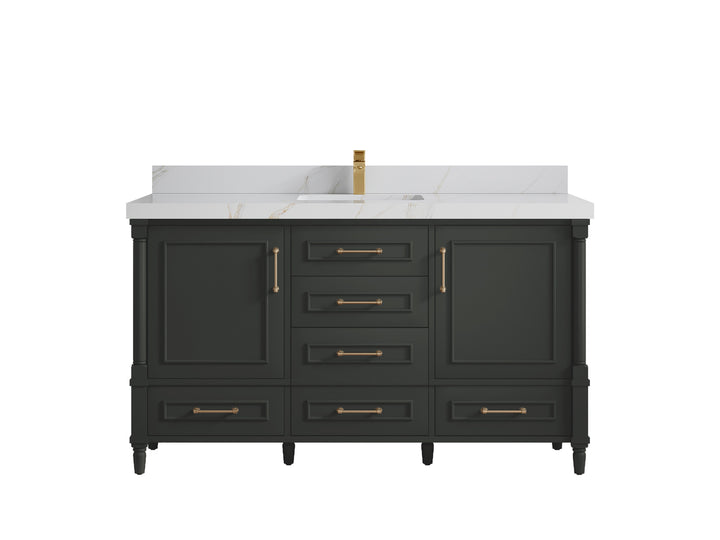 Aberdeen 60 in. W x 22 in. D Single Sink Bathroom Vanity - photo 19
