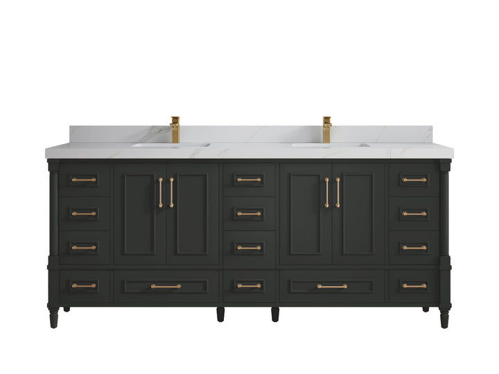 Aberdeen 80 in. W x 22 in. D Double Sink Bathroom Vanity - photo 19