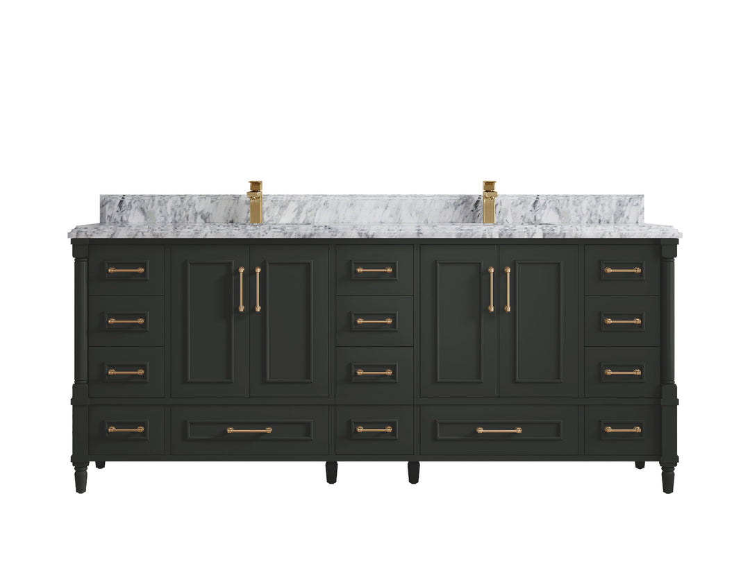 Aberdeen 80 in. W x 22 in. D Double Sink Bathroom Vanity