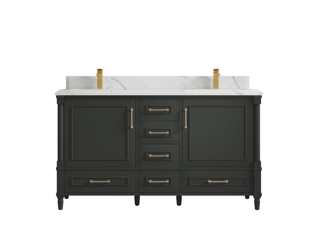 Aberdeen 60 in. W x 22 in. D Double Sink Bathroom Vanity