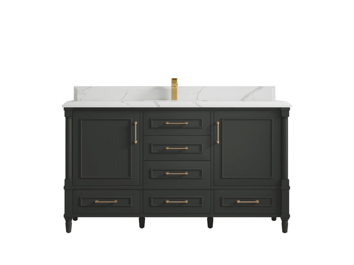 Aberdeen 60 in. W x 22 in. D Single Sink Bathroom Vanity - photo 25