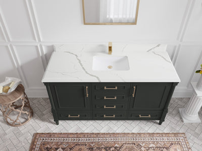 Aberdeen 60 in. W x 22 in. D Single Sink Bathroom Vanity - Willow Bath and Vanity