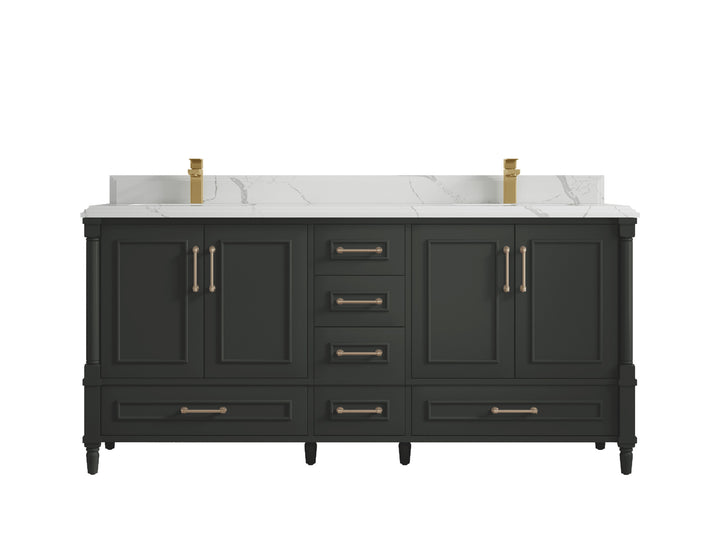 Aberdeen 72 in. W x 22 in. D Double Sink Bathroom Vanity - photo 25