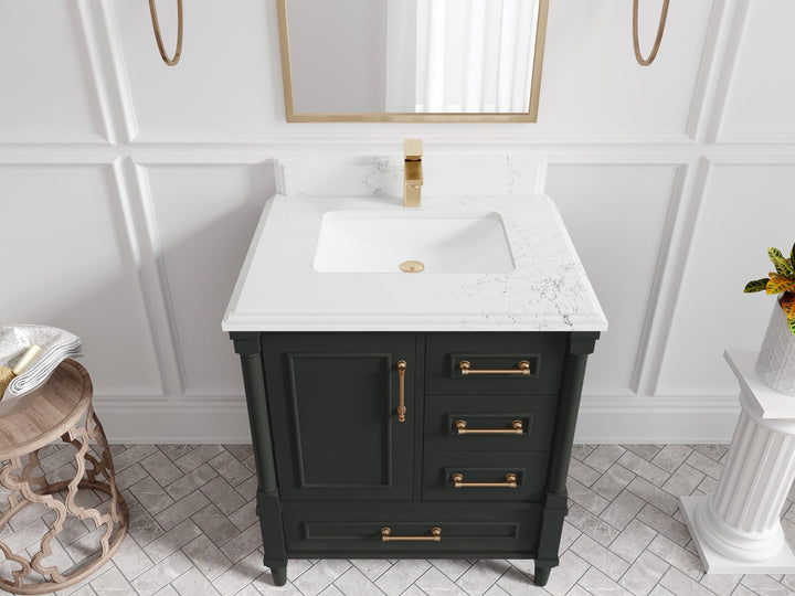 Aberdeen 30 in. W x 22 in. D Single Sink Bathroom Vanity - photo 23