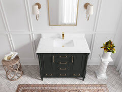 Aberdeen 42 in. W x 22 in. D Single Sink Bathroom Vanity - photo 23
