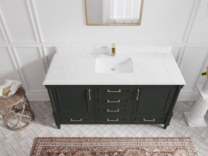 Aberdeen 60 in. W x 22 in. D Single Sink Bathroom Vanity - photo 26