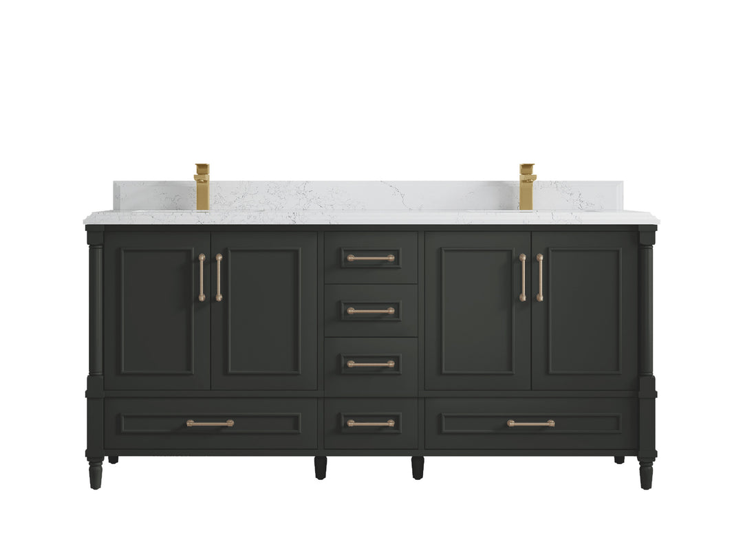 Aberdeen 72 in. W x 22 in. D Double Sink Bathroom Vanity