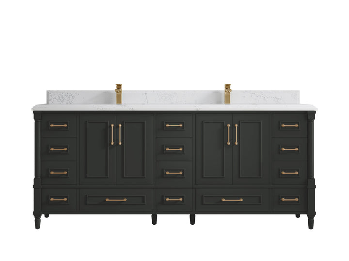 Aberdeen 80 in. W x 22 in. D Double Sink Bathroom Vanity - photo 29