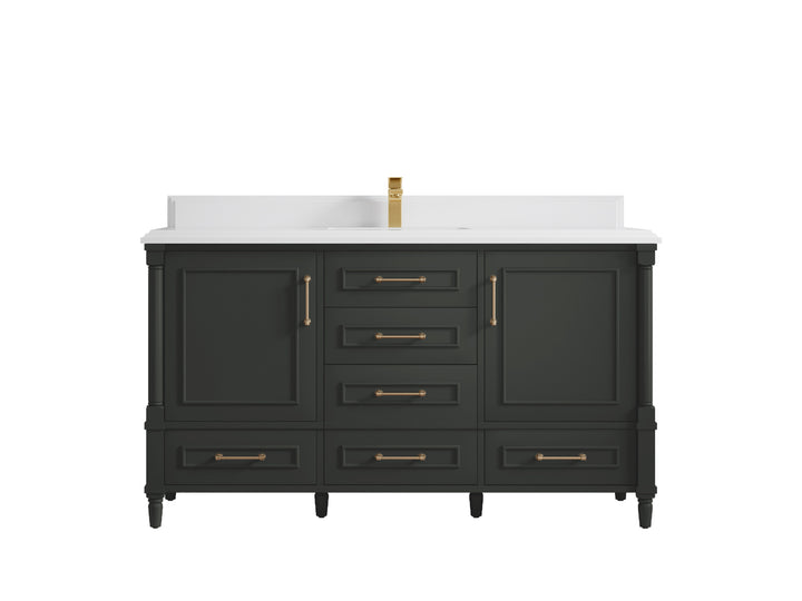 Aberdeen 60 in. W x 22 in. D Single Sink Bathroom Vanity - photo 29