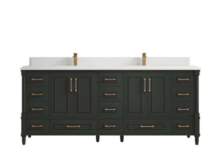 Aberdeen 80 in. W x 22 in. D Double Sink Bathroom Vanity - photo 31