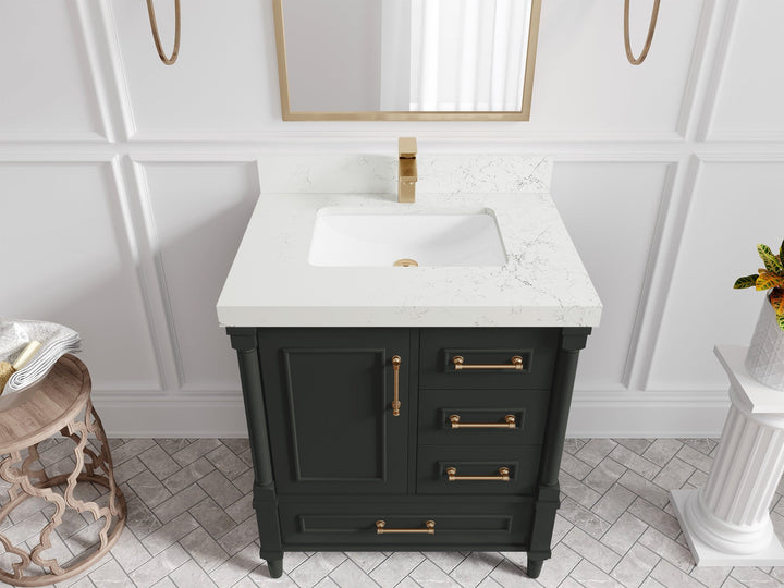 Aberdeen 30 in. W x 22 in. D Single Sink Bathroom Vanity - photo 27