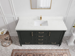 Aberdeen 60 in. W x 22 in. D Single Sink Bathroom Vanity - photo 30