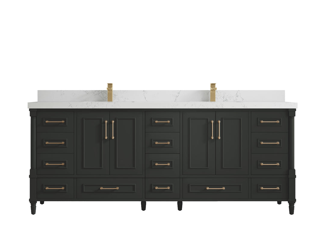 Aberdeen 84 in. W x 22 in. D Double Sink Bathroom Vanity