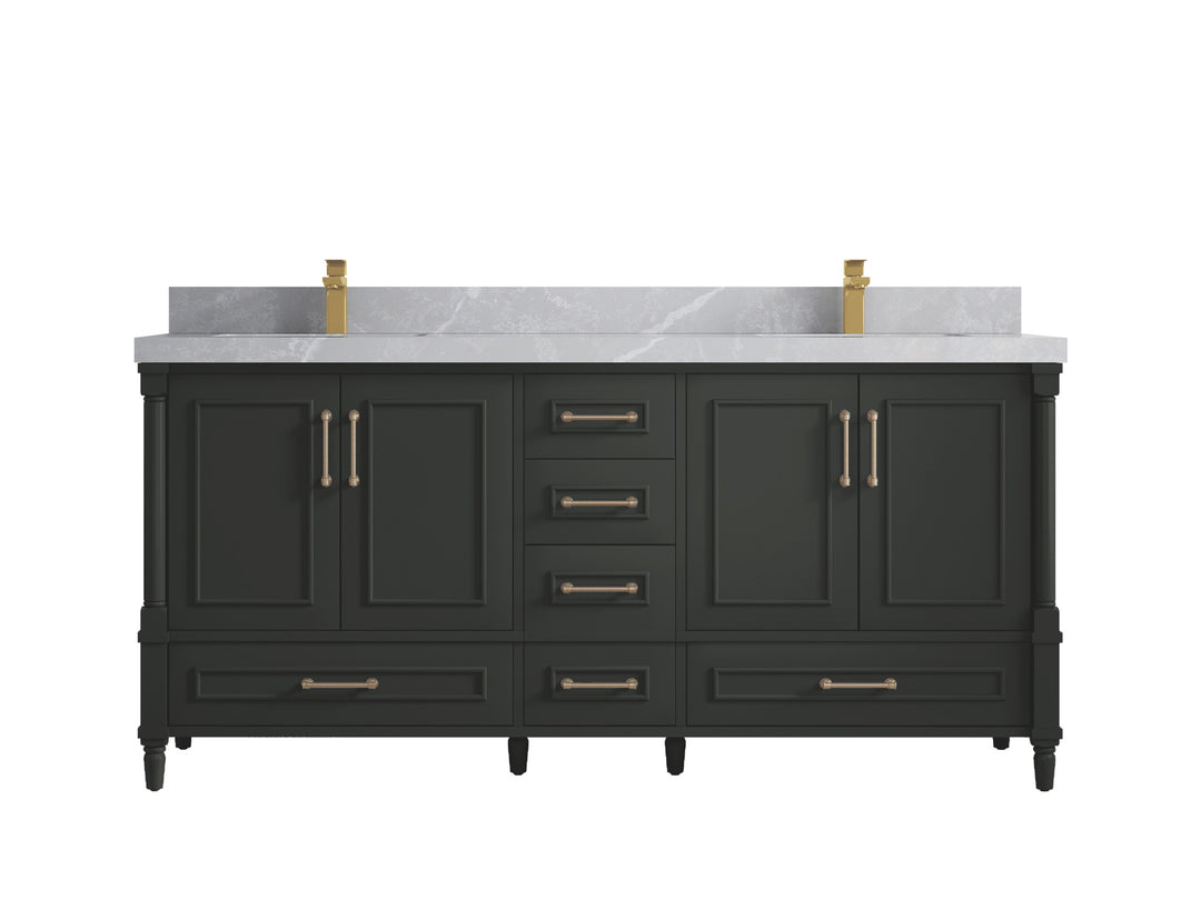 Aberdeen 72 in. W x 22 in. D Double Sink Bathroom Vanity